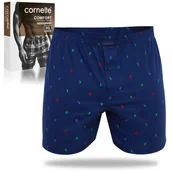 Majtki męskie - Cornette Bokserki Luźne Męskie Comfort Bawełniane 1 sztuka 002/314 Roz. M - miniaturka - grafika 1