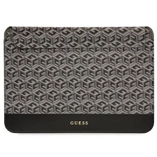 Guess Sleeve GUCS14HGCFSEK 14" czarny /black GCube Stripes - Torby na laptopy - miniaturka - grafika 1