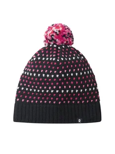 Reima Czapka Pampula 5300234B Czarny - Czapki dla dzieci - miniaturka - grafika 1