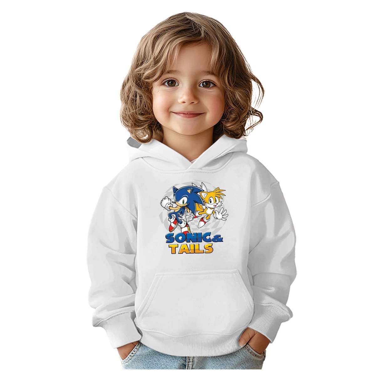 BLUZA DZIECIĘCA SONIC 128-134 CHŁOPIĘCA DZIEWCZĘCA PREZENT