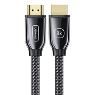 Kable - USAMS Kabel HDMI - HDMI 2.1 U67 5m 8K czarny/black Ultra HD SJ499HD01 (US-SJ498) - miniaturka - grafika 1
