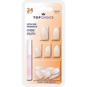 Sztuczne paznokcie i akcesoria - Top Choice Sztuczne paznokcie Ombre-Stiletto z klejem 2g 78187) 1op.-24szt - miniaturka - grafika 1