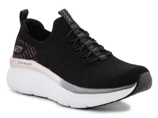 Damskie buty SKECHERS D LUX WALKER LET IT GLOW 149366-BKRG - Buty sportowe damskie - miniaturka - grafika 1