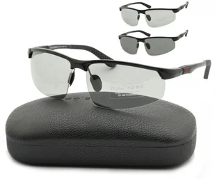 Sportowe okulary polaryzacja + fotochrom aluminiowe POL-350FP - Okulary sportowe - miniaturka - grafika 1