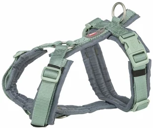 Szelki dla psa Trixie Premium Trekking Kolor Zielony Grafit S/M - Szelki dla psów - miniaturka - grafika 1