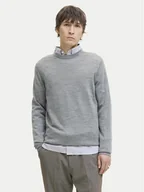 Swetry męskie - Jack&Jones Sweter Merino 12216817 Szary Regular Fit - miniaturka - grafika 1