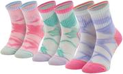 Skarpetki dla dzieci - Skechers 3PPK Girls Casual Fancy Tie Die Socks SK41076-6064 Rozmiar: 27-30 - miniaturka - grafika 1