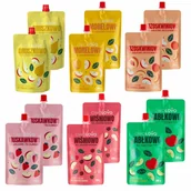 Koncentraty warzywne, przeciery - Owolovo Mix 6 smaków musów owocowych 200 g x 12 sztuk - miniaturka - grafika 1