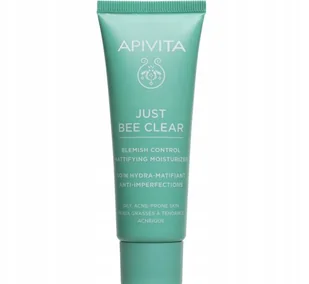 APIVITA_Just Bee Clear Blemish Control Mattifying Moisturizer matujący żel-krem na skórę tłustą, skłonną do trądziku 40ml - Kremy do twarzy APIVITA_Just Bee Clear Blemish Control Mattifying Moisturizer matujący żel-krem na skórę tłustą, skłonną do trądziku 40ml - Kremy do twarzy - miniaturka - grafika 1