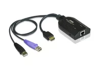 Kable komputerowe i do monitorów - Aten Kabel KVM HDMI/USB virtual media KVM adaptor KA7168 62637Q - miniaturka - grafika 1