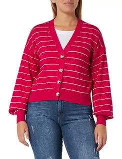 Swetry damskie - FENIA Damski kardigan 11025361-FE02, różowy, XL/XXL, Rosa, XL-XXL - grafika 1
