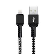 Kable - Kabel do iPhone Maclean, do iPhone, Wspierający Fast Charge 2.4A, Przesył danych, 5V/2.4A, Czarny, Dł.2m, MCE481 - miniaturka - grafika 1