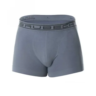 Bokserki męskie Bielizna Brubeck Classic Comfort Cotton - Stalowe - Odzież taktyczna i umundurowanie - miniaturka - grafika 1