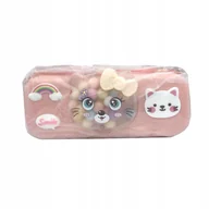 Piórniki - Astra Eva 3D Kitty Pink Piórnik szkolny piankowy - miniaturka - grafika 1