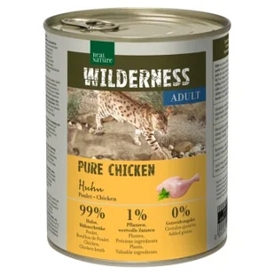 REAL NATURE WILDERNESS Adult Pure Chicken 12x800 g - Mokra karma dla kotów - miniaturka - grafika 1