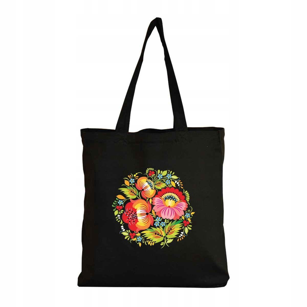 TORBA NA ZAKUPY Kwiaty Kwiatki Na Ramię Shopper #4