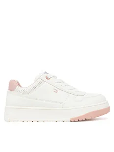 Tommy Hilfiger Sneakersy T3A9-33740-1355A Biały - Buty dla dziewczynek - miniaturka - grafika 1