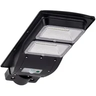 Lampy ogrodowe - Polux STREET-6 z czujnikiem PIR, czarny Naświetlacz Solarny LED 315502 315502 - miniaturka - grafika 1