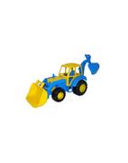 Samochody i pojazdy dla dzieci - Polesie WADER 35394 Traktor z koparką Altay w siatce - miniaturka - grafika 1