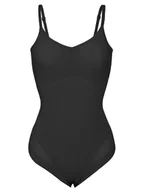 Bielizna nocna - Calvin Klein Underwear Kombinezon modelujący LV00QF8295 Czarny - miniaturka - grafika 1