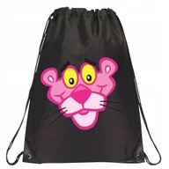 Torby szkolne - P206 PLECAK WOREK NA BUTY RÓŻOWA PANTERA BAJKA PREZENT JAKOŚĆ DLA FANA - miniaturka - grafika 1