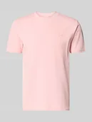 Koszulki męskie - T-shirt z okrągłym dekoltem i wyhaftowanym logo - miniaturka - grafika 1