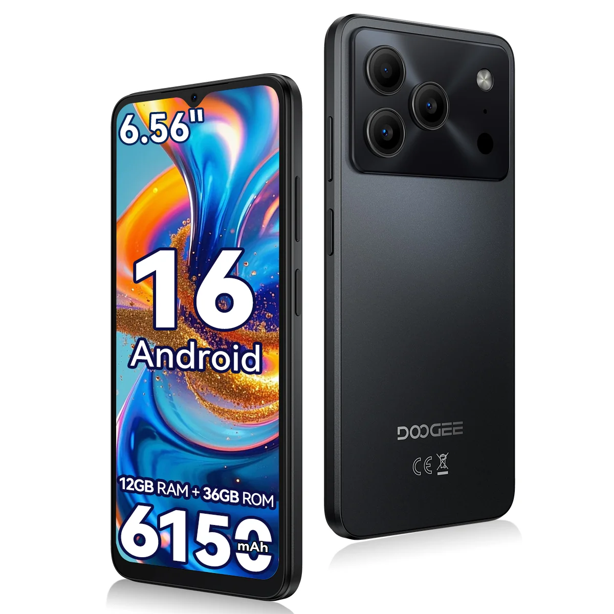 Doogee Note 56 Lite 12/32GB Czarny