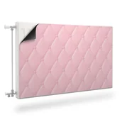 Dekoracje domu - MASKOWNICA Magnetyczna Na Kaloryfer Pikowany Różowy Wzór 80cm x 60cm - miniaturka - grafika 1