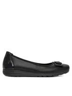 Półbuty damskie - Rieker Półbuty L9366-00 Czarny - miniaturka - grafika 1