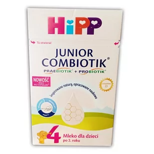 Hipp Junior Combiotik 4 mleko dla dzieci po 2 roku 550 g - Mleko modyfikowane - miniaturka - grafika 2