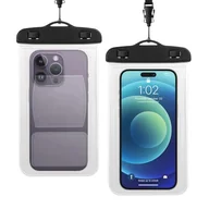 Etui i futerały do telefonów - AiQInu 2 szt. Wodoodporny pokrowiec na smartfon, pokrowiec na smartfon do nurkowania, wodoodporny pokrowiec na telefon komórkowy, wodoodporny pokrowiec na telefon, pokrowiec do iPhone'a 13/12/11 Pro - miniaturka - grafika 1