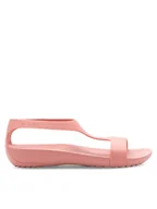 Sandały damskie - Crocs Sandały SERENA SANDAL 205469-682 Różowy - miniaturka - grafika 1