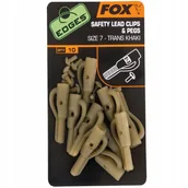 Inne akcesoria dla wędkarzy - Fox Carp Edges Size 7 lead clip + pegs trans khaki - miniaturka - grafika 1