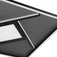 Lampy sufitowe - Brilliant Lampa sufitowa LED Hardy, czarny, salon / jadalnia, tkanina / materiał / jedwab, nowoczesny - miniaturka - grafika 1