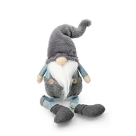 Ozdoby bożonarodzeniowe - SKRZAT z czapką ERRKI krasnal siedzący 60 cm HOMLA - miniaturka - grafika 1