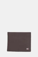 Portfele - Tommy Hilfiger portfel skórzany męski kolor brązowy AM0AM13518 - miniaturka - grafika 1