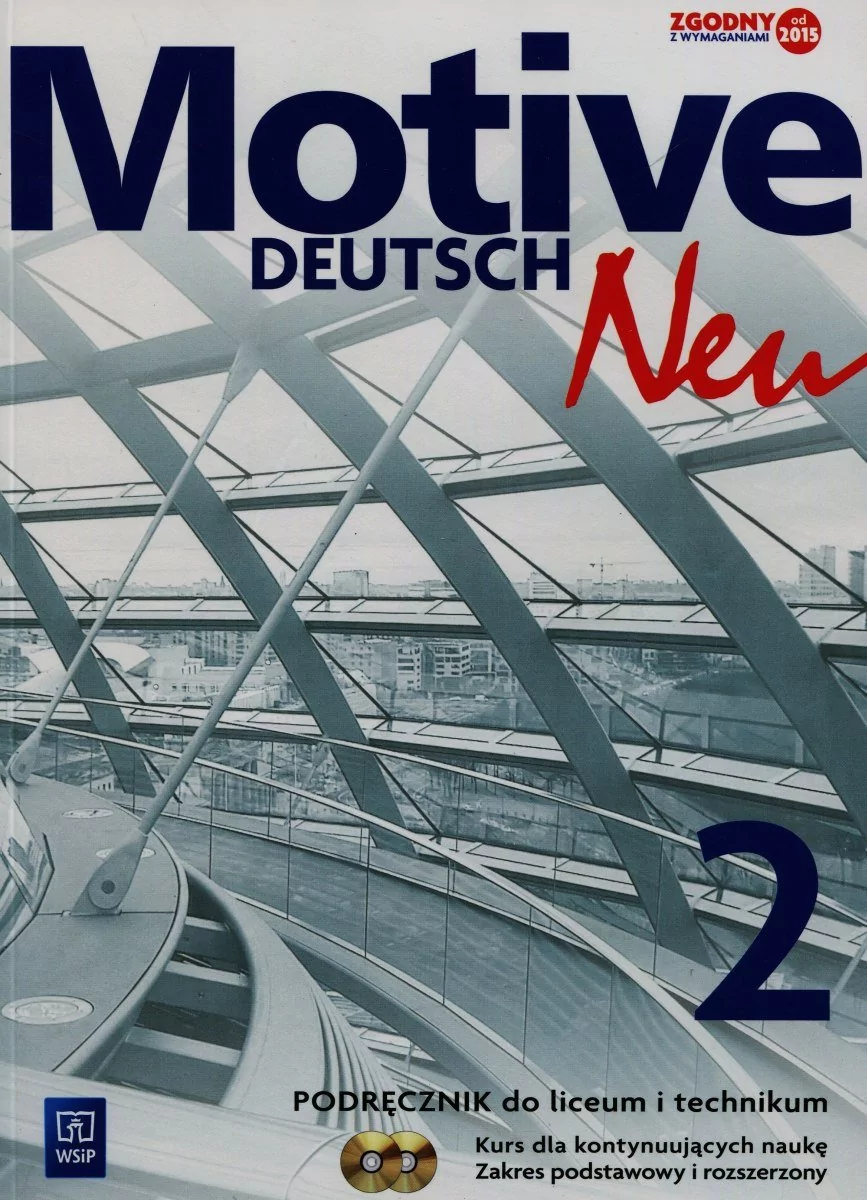 WSiP Motive Deutsch Neu 2 Podręcznik Zakres podstawowy i rozszerzony. Klasa 1-3 Szkoły ponadgimnazjalne Język niemiecki + 2 CD - Danuta Koper, Alina Dorota