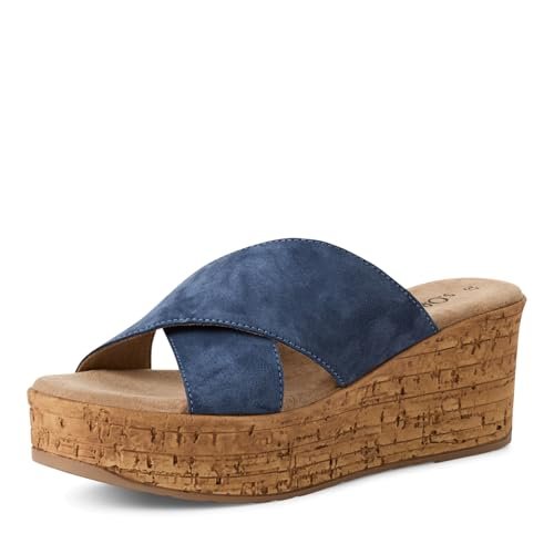 s.Oliver Klapki damskie 5-27213-44, indygo, 40 EU