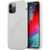 Etui i futerały do telefonów - Guess GUHCP12LLSVSCR iPhone 12 Pro Max 6,7" kremowy/cream hardcase Script Vintage - miniaturka - grafika 1