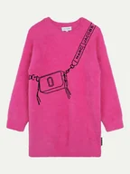 Sukienki i spódniczki dla dziewczynek - Marc Jacobs Sukienka dzianinowa W60386 D Różowy Regular Fit - miniaturka - grafika 1