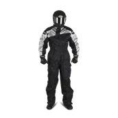 Odzież motocyklowa - Kombinezon przeciwdeszczowy Bering Iwaki Czarny/Srebrny3XL - miniaturka - grafika 1