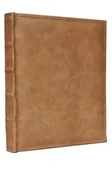 Albumy fotograficzne - Album SIMPLE/BL tradycyjny 20 kart/40 stron SKÓROPODOBNY jasnobrązowy - miniaturka - grafika 1