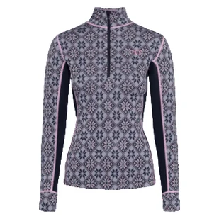 Bluza damska Kari Traa Rose Half Zip Baselayer Top Rozmiar: XS / Kolor: niebieski - Bluzy sportowe damskie - miniaturka - grafika 1