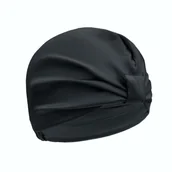 Pozostałe akcesoria do kąpieli i SPA - Cat&Cat Jedwabny Turban do włosów Czarny - miniaturka - grafika 1