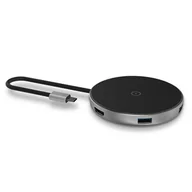 Ładowarki do telefonów - JCPAL USB-C HUB - HDMI / USB-C / USB 3.0 - with Wireless Charger - HUB USB-C z bezprzewodową ładowarką - miniaturka - grafika 1