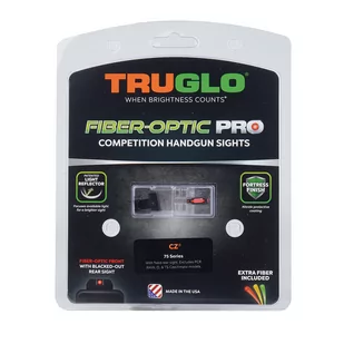 TruGlo - Światłowodowe przyrządy celownicze Fiber-Optic Pro - CZ 75 - TG132CZ - Amunicja i osprzęt ASG - miniaturka - grafika 3