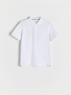 Reserved - T-shirt polo - biały - Koszulki dla chłopców - miniaturka - grafika 1