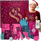 Ozdoby bożonarodzeniowe - EKSKLUZYWNY KALENDARZ ADWENTOWY KOSMETYKI DLA KOBIETY NIEJ MAMY • Kosmetyki Pielęgnacyjne Do Ciała Twarzy SPA • PREZENT ŚWIĄTECZNY + EBOOK-1 - miniaturka - grafika 1