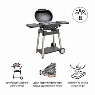 Grill elektryczny Grill elektryczny 2200 W Hyperion 115x100x56 cm Naterial - Grille elektryczne - miniaturka - grafika 1