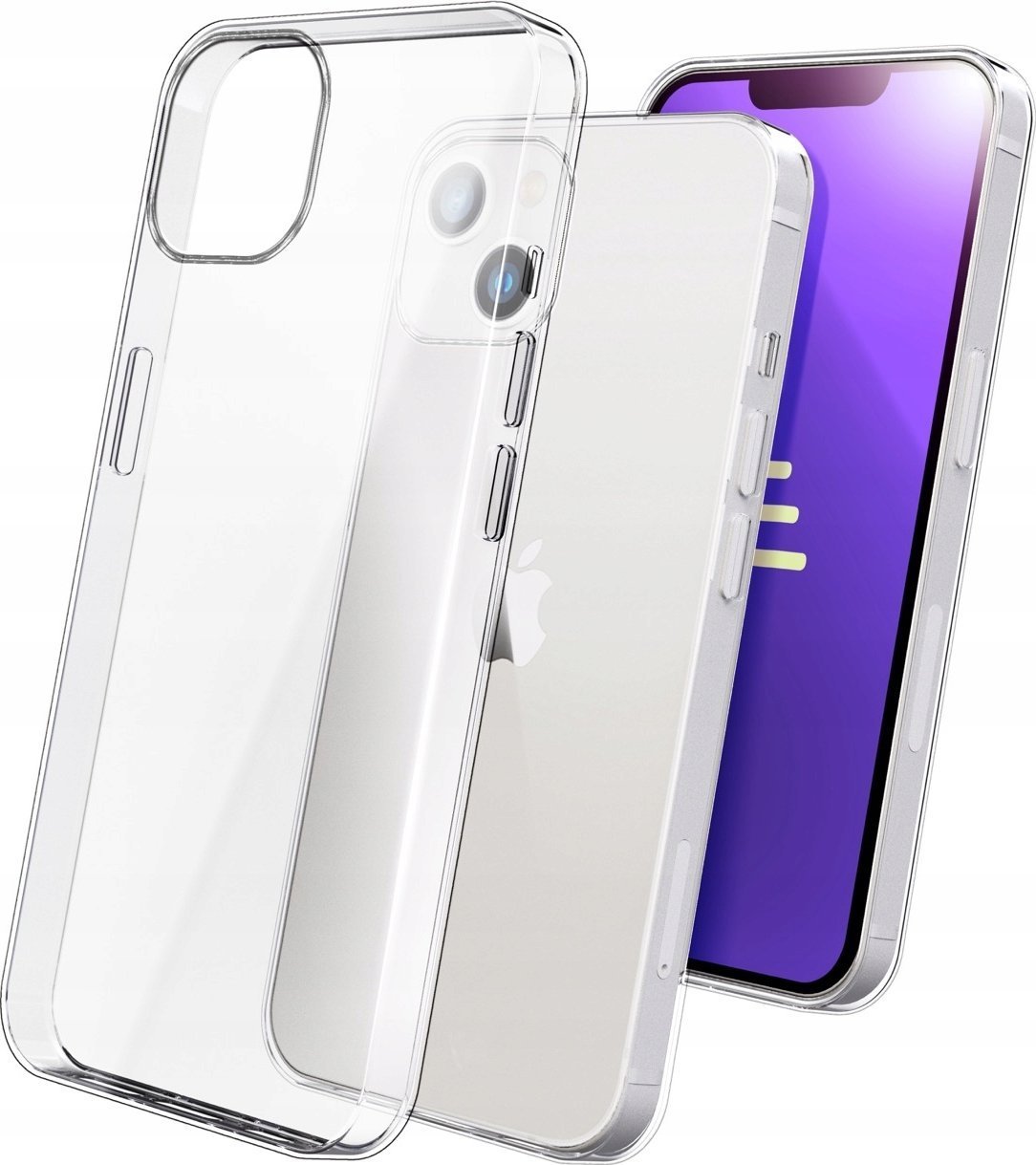 Hello Case Etui Do iPhone 13 / 14 Przezroczyste, Silikonowe, Grubość 2mm